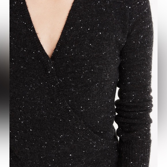 Madewell Donegal Wrap-Front Pullover Sweater in Coziest Yarn (sold out online) - Picture 2 of 6
